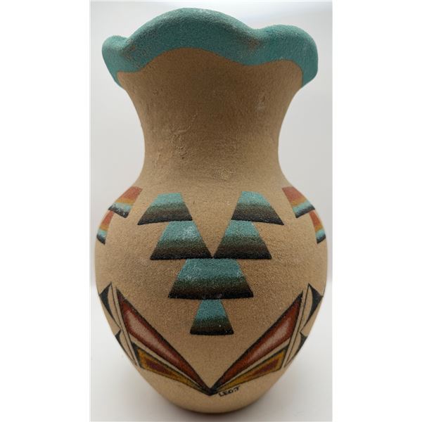 Handcrafted Native American Vase
