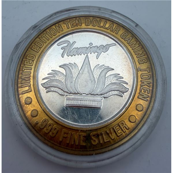 Silver Strike Casino Coin - Flamingo