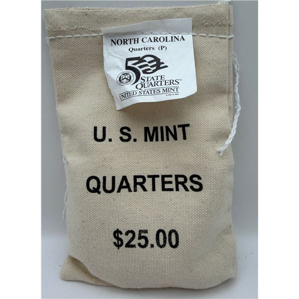 U.S. Mint State Quarters - North Carolina - $25