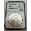 Image 1 : Certified 2003 Silver Eagle MS 69