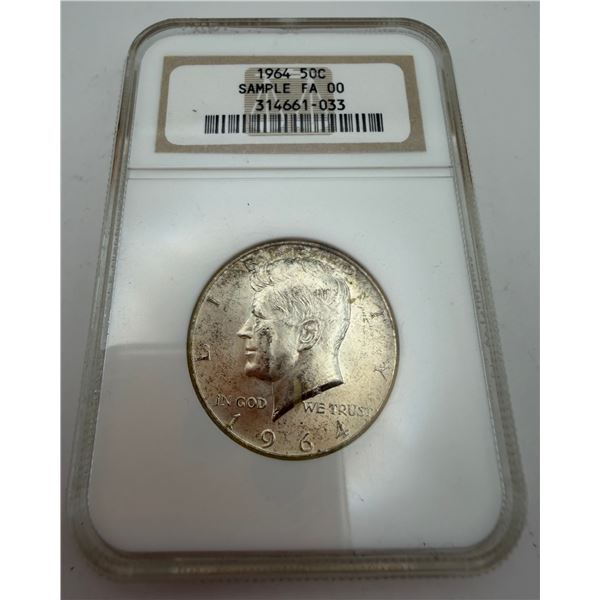 1964 Kennedy Half Dollar Sample FA 00
