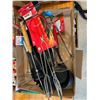 Image 1 : BOX LOT OF KITCHEN AND BBQ SUPPLIES