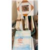Image 1 : BOX LOT OF ASSORTED PICTURE FRAMES AND ALBUMS