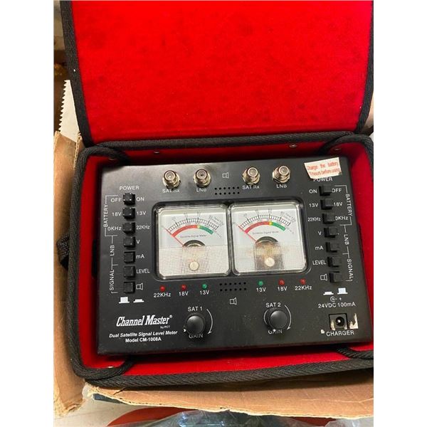 SATELLITE SIGNAL LEVEL METER