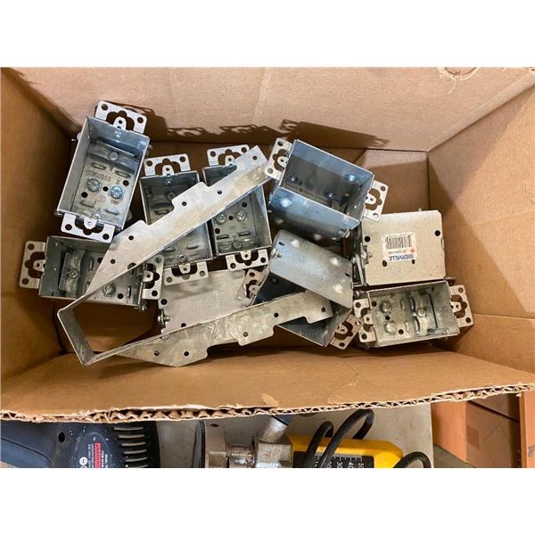 BOX OF APPROX. 9 ELECTRICAL BOXES