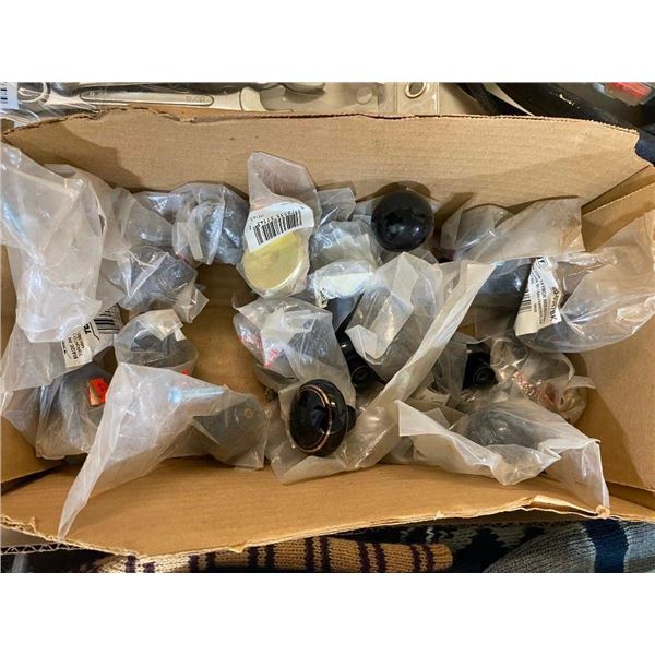 BOX LOT OF ASSORTED CABINET KNOBS