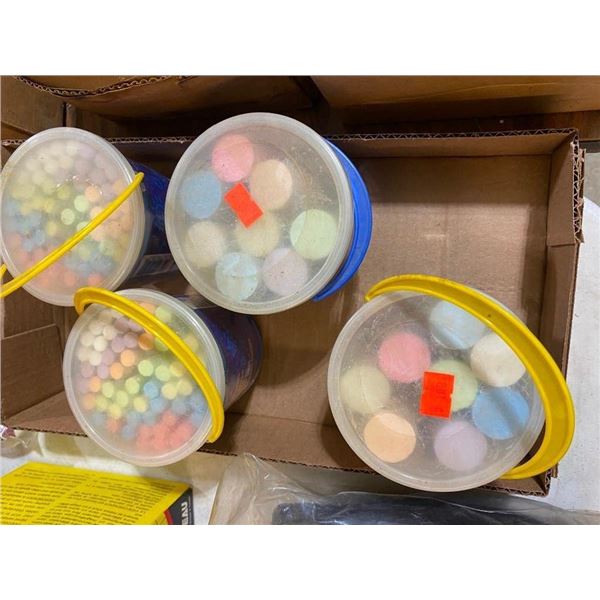 BOX LOT OF KIDS CHALK