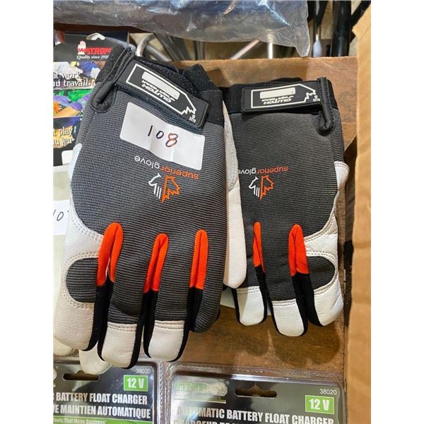 2 PAIR OF SIZE S WORK GLOVES
