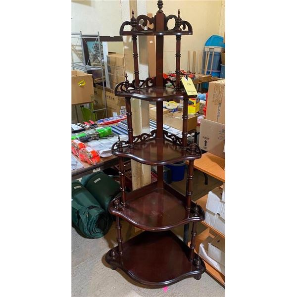 WOODEN CORNER SHELF