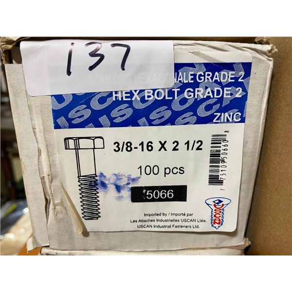 100 HEX BOLTS