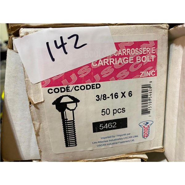 50 CARRIAGE BOLTS