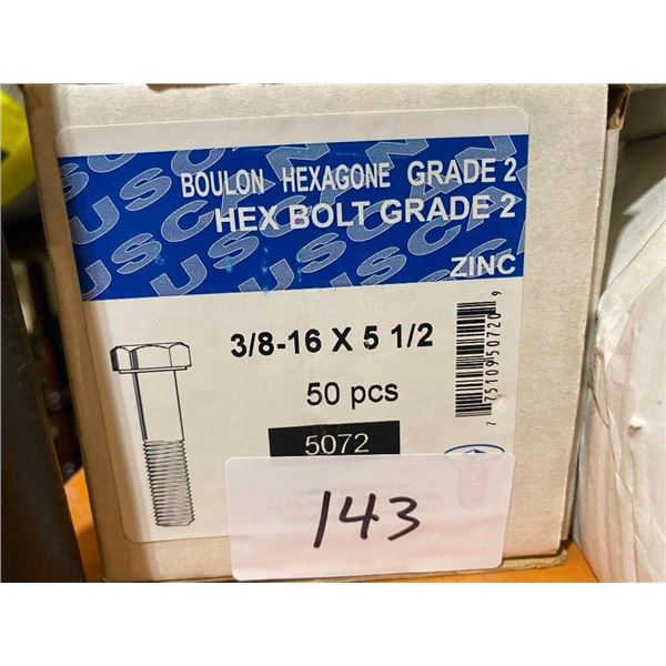 50 HEX BOLTS