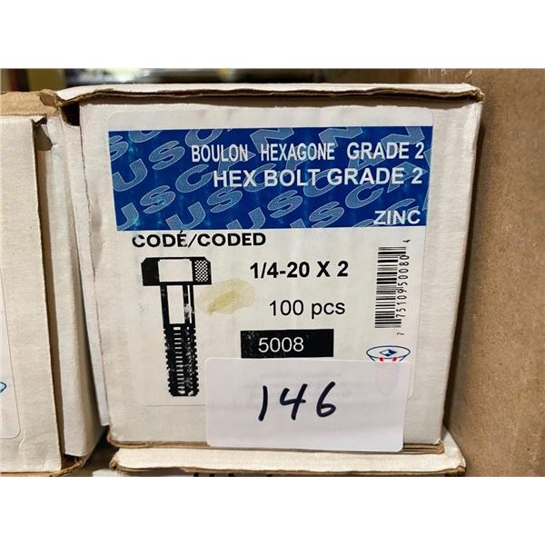 100 HEX BOLTS