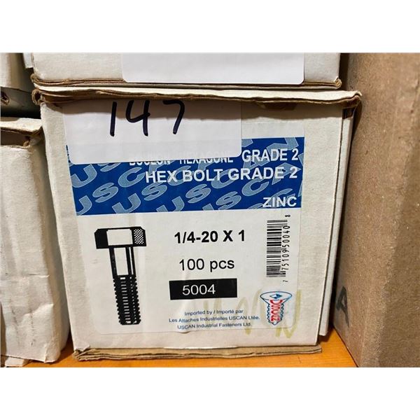 100 HEX BOLTS
