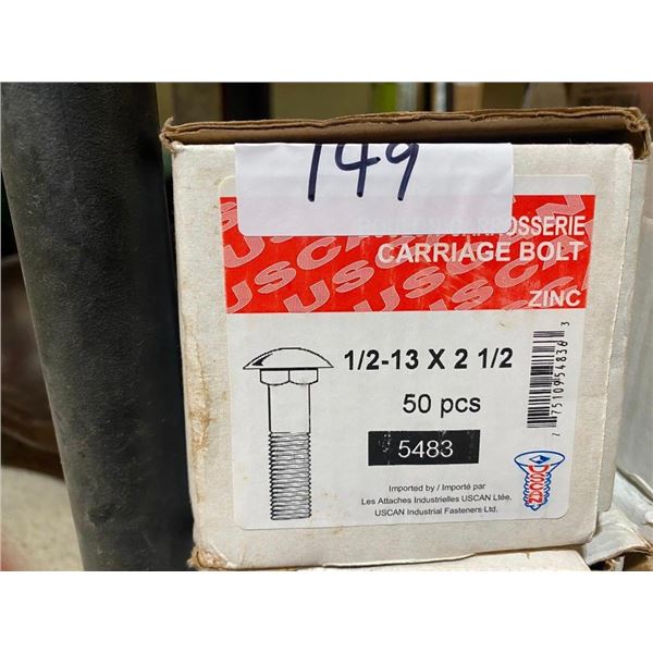 50 CARRIAGE BOLTS