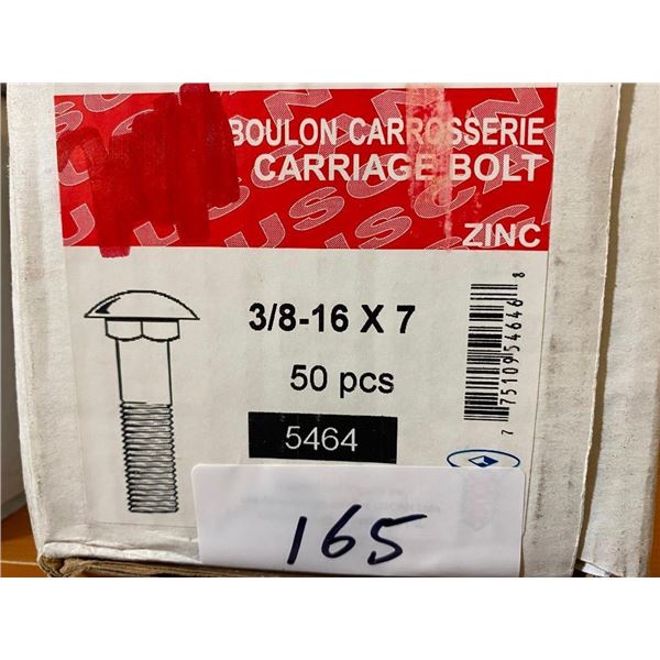 50 CARRIAGE BOLTS