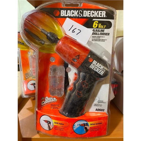 BLACK & DECKER 6V DRILL/DRIVER