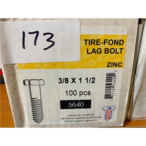 100 LAG BOLTS