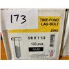 Image 1 : 100 LAG BOLTS