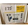 Image 1 : 100 LAG BOLTS