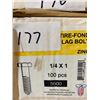 Image 1 : 100 LAG BOLTS