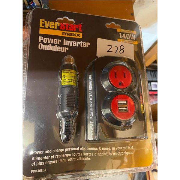 EVERSTART 140 W POWER INVERTER