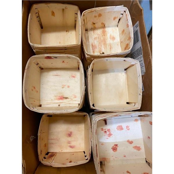 BOX LOT OF STRAWBERRY BASKETS