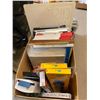 Image 1 : BOX LOT OF SCHOOL SUPPLIES