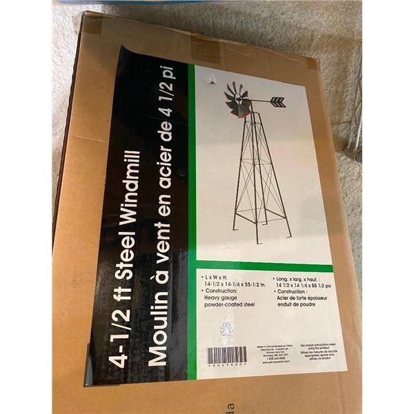 4.5 FT STEEL WINDMILL