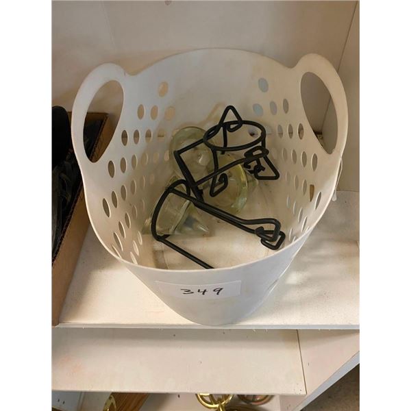 3 CANDLE HOLDERS
