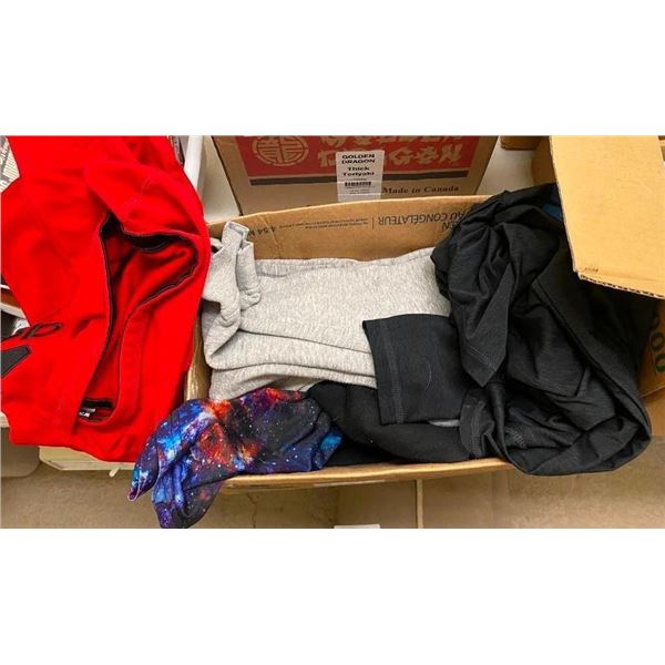 BOX LOT OF YOUTH SIZED CLOTHES