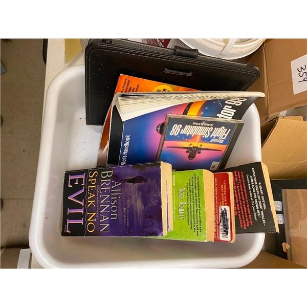 BOX LOT OF BOOKS