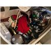 Image 1 : BOX LOT OF CHRISTMAS DECOR AND BULBS