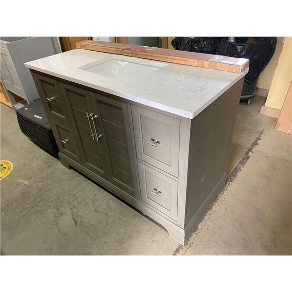 48 INCH VANITY WITH TOP AND BACKSPLASH