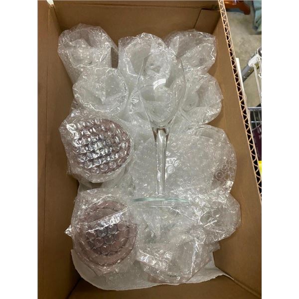 LOT OF ASSORTED CRYSTAL GLASSES