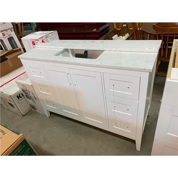 48 INCH VANITY - TOP ISS CRACKED
