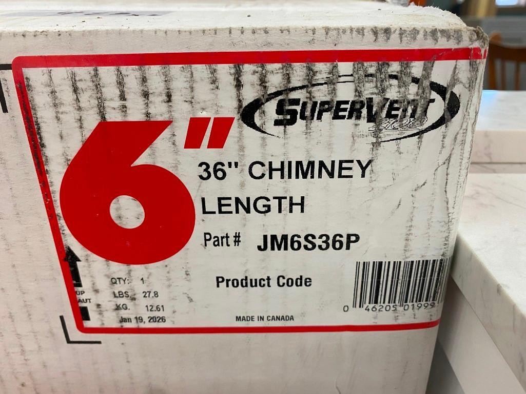36 X 6 INCH FLUE SECTION