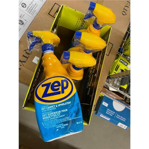 4 BOTTLES OF ZEP OXI CARPET STAIN REMOVER