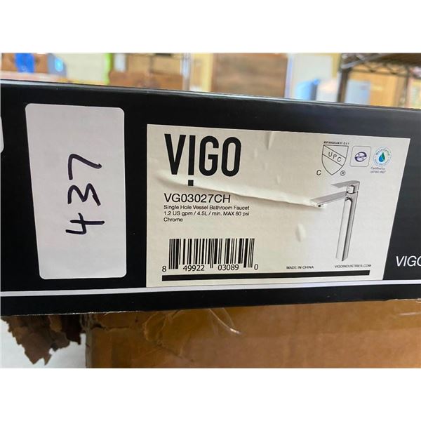 VIGO SINGLE HOLE BATHROOM FAUCET