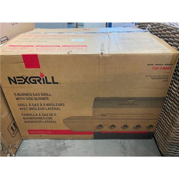 NEXGRILL 5-BURNER GAS GRILL WITH SIDE BURNER