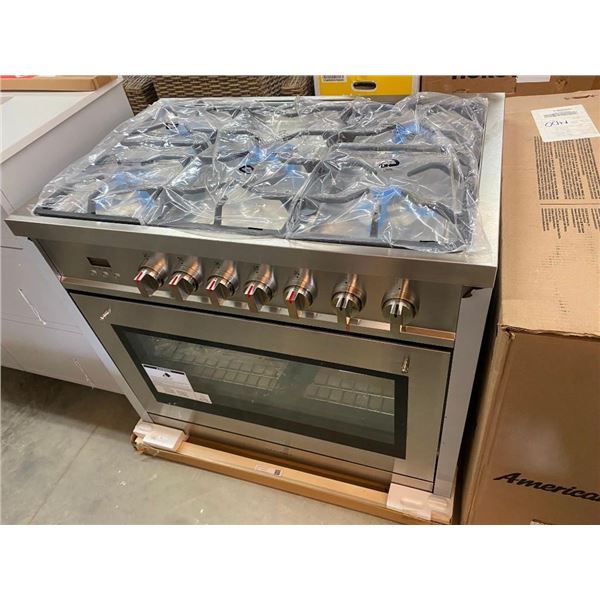 COSMO 36 INCH 5-BURNER GAS STOVE/OVEN