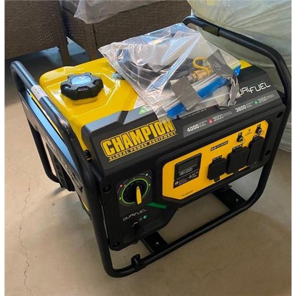 4000 STARTING WATT CHAMPION DUAL FUEL GENERATOR