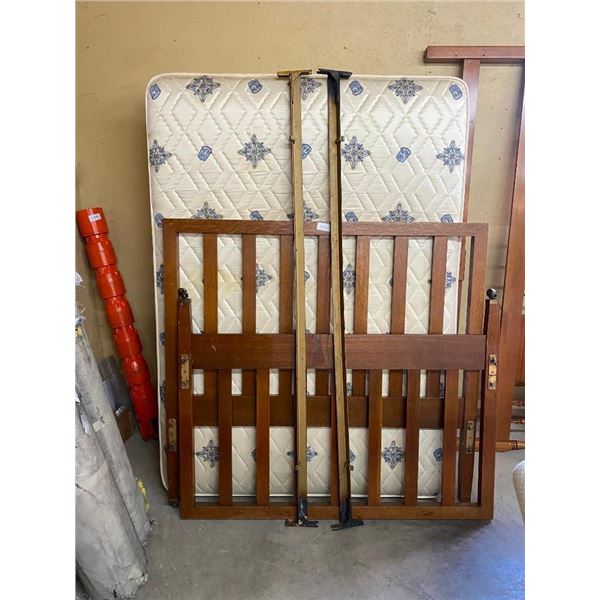 DOUBLE SIZE COMPLETE BED- WOODEN FRAME