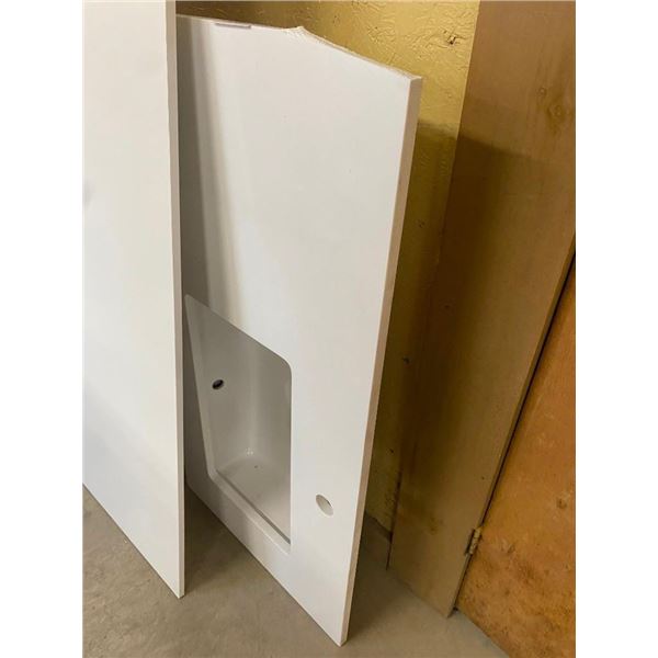 BROKEN VANITY TOP - CAN BE CUT FOR 30 INCH TOP