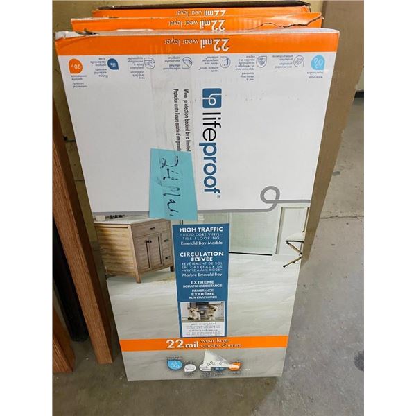APPROX. 50 SQ FT OF VINYL TILE FLOORING