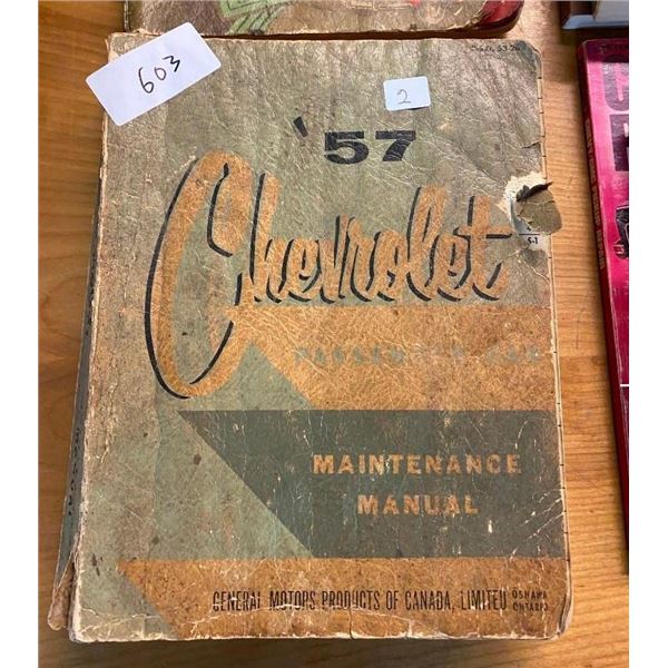 OLD VEHICLE MAINTENANCE MANUAL