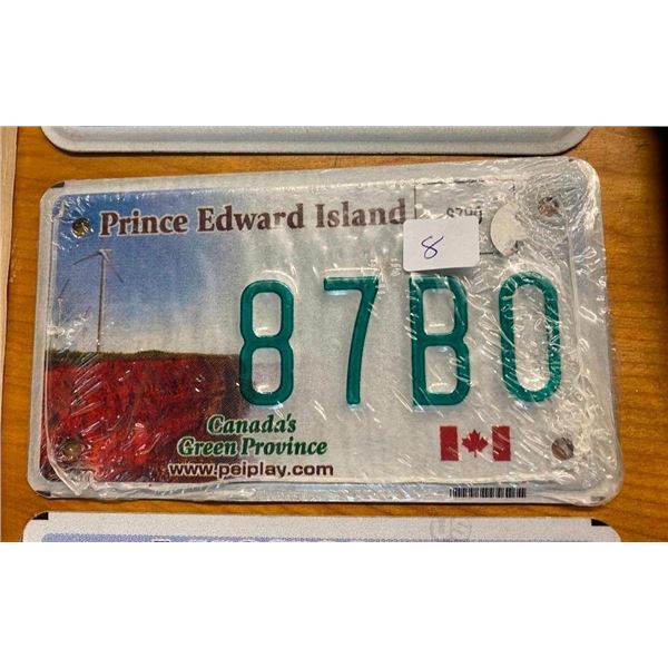 PEI MOTORCYCLE LICENSE PLATE
