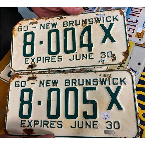 2 NB LICENSE PLATES