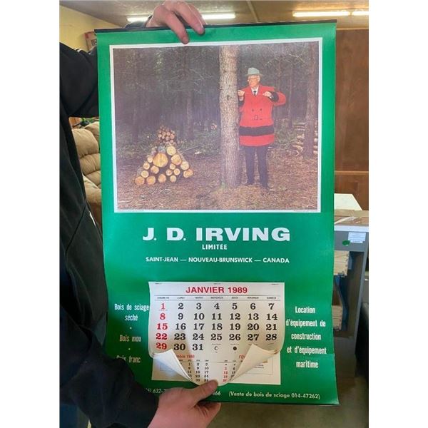 1989 IRVING CALENDAR
