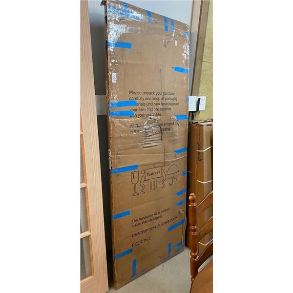 SLIDING DOOR KIT-UNSURE OF SIZE GUESSING 30 X 80 INCH